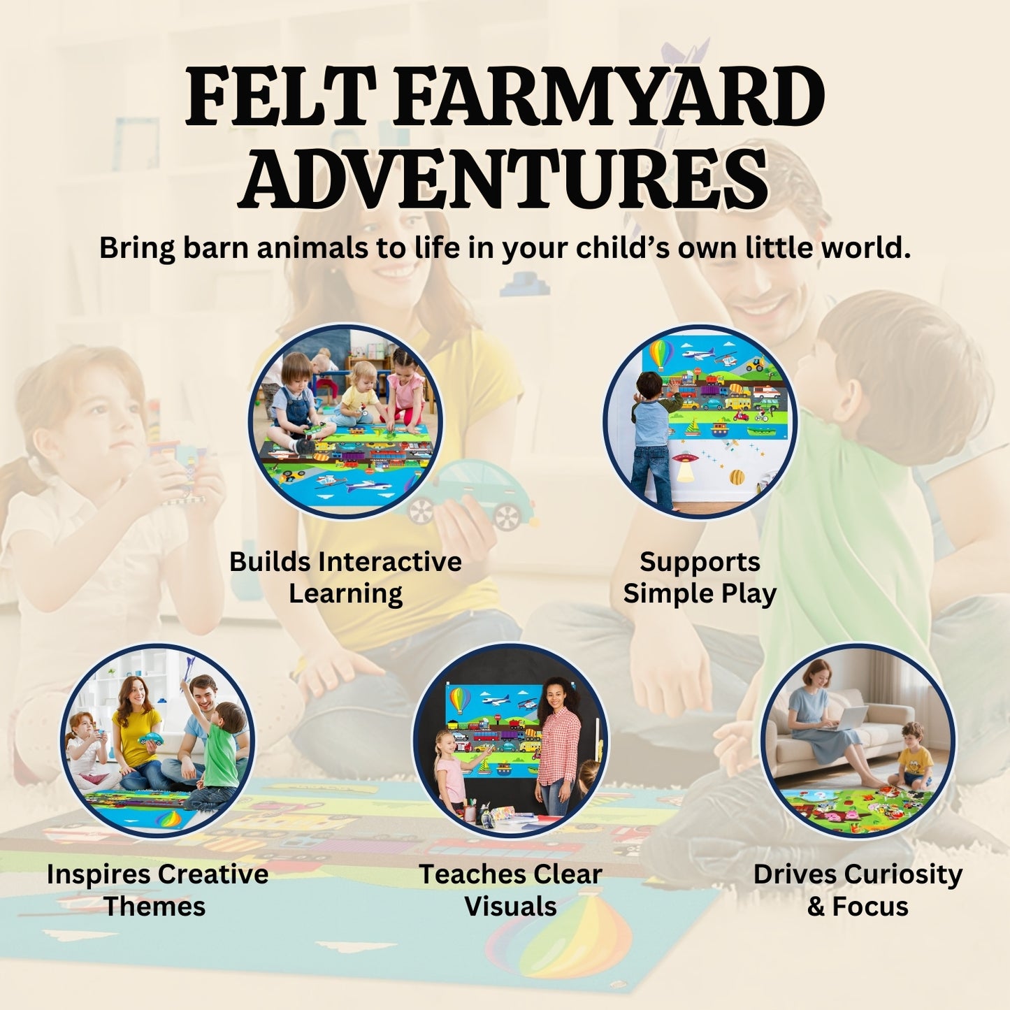 Amaraice™ Felt Story Board